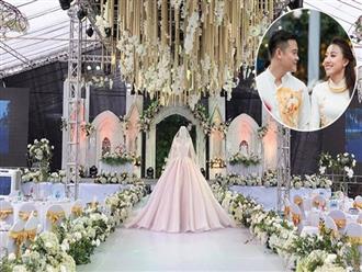 Hé lộ thân thế cô dâu trong đám cưới siêu khủng ở Hưng Yên rạp dựng 10 ngày, riêng tiền trang trí đã 2 tỷ, ca sĩ Đan Trường, Quỳnh Nga tham dự