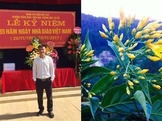 Ngày Nhà giáo Việt Nam, thầy giáo được học sinh tặng hoa lá ngón