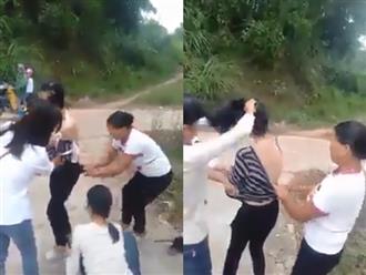 Clip vợ đánh ghen, cắt tóc bồ nhí giữa đường khiến cộng đồng mạng tranh cãi