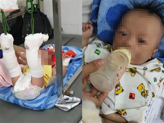 Vụ bé trai 4 tháng tuổi bị bạo hành gãy chân, xuất huyết não: Người cha tiết lộ nguyên nhân thật sự