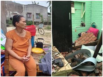 Đau xót những giọt nước mắt của người dân Quảng Nam khi nhìn ngôi nhà tan hoang sau bão