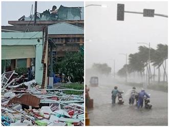 Kinh hoàng với sức công phá của siêu bão Noru: Nhiều gian hàng, nhà cửa của người dân bị lốc xoáy tốc mái