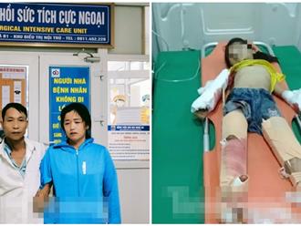 Xót xa trước những lời tâm sự của cặp vợ chồng có 3 con nhỏ bị thương nặng trong vụ nổ gara ở Nghệ An: 'Đau đớn lắm, các con có mệnh hệ gì không biết sẽ sống sao'