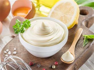 Cách làm sốt mayonnaise béo ngậy bằng máy xay sinh tố tại nhà, nguyên liệu vừa đơn giản lại vừa dễ tìm