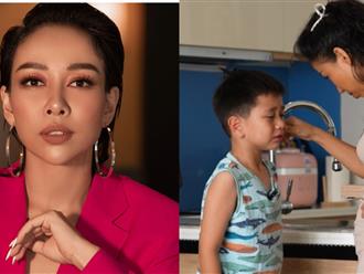 Bà mẹ đơn thân Thảo Trang nhận nhiều lời khen vì cách xử lý tài tình khi con trai giận dỗi khóc giàn giụa nước mắt 