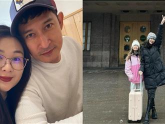 Bà xã Huy Khánh có thái độ 'lạ' giữa tin đồn ly hôn, tiết lộ lý do cùng con gái sang nước ngoài!