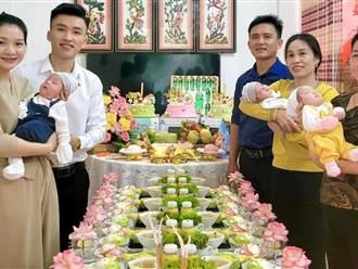 Cặp vợ chồng 9x ở Hà Tĩnh có ca sinh 3 tự nhiên hiếm gặp, đủ nếp đủ tẻ 2 trai 1 gái khiến dân mạng trầm trồ