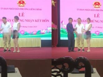 Chính quyền địa phương chính thức lên tiếng về lễ trao giấy chứng nhận kết hôn của Phương Oanh và Shark Bình