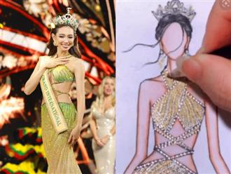 Đầm 'phong thủy' của Thùy Tiên tại chung kết Miss Grand International 2021: NTK hé lộ điểm xót xa ít ai ngờ