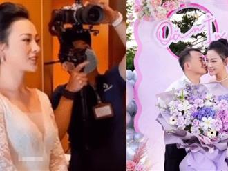 Lộ khoảnh khắc Phương Oanh rạng rỡ trong váy cưới, chính thức về chung một nhà với doanh nhân Shark Bình?