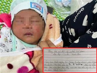Thanh Hoá: Bé trai 3 ngày tuổi bị bỏ rơi ở chân núi kèm thư nhờ nuôi dạy cho con nên người