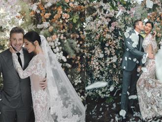 Trọn bộ ảnh cưới gây sốt MXH của Minh Tú và chồng ngoại quốc trước thềm hôn lễ
