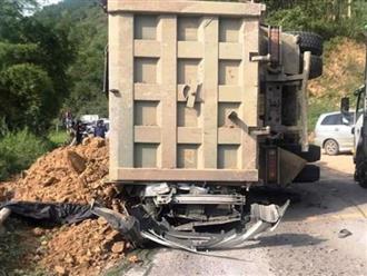 Vụ xe tải đè bẹp ô tô con làm 3 người tử vong: Có dấu hiệu vi phạm chở quá tải, vượt ẩu