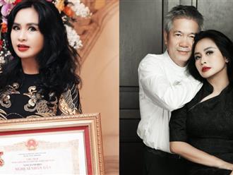 Vừa nhận danh hiệu NSND, Diva Thanh Lam liền tiết lộ tin vui về thời điểm tổ chức đám cưới với chồng bác sĩ