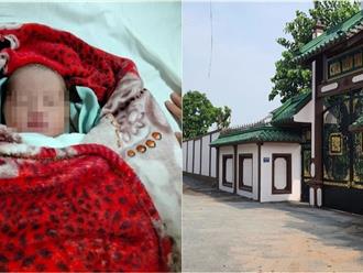 Xót xa bé gái sơ sinh 1 ngày tuổi bị bỏ rơi trước cổng chùa 
