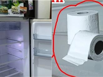 Đặt 1 cuộn giấy vệ sinh vào tủ lạnh trước khi đi ngủ: Mẹo tiết kiệm hàng triệu tiền điện nhiều người ít biết