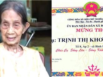Cụ bà cao tuổi nhất Việt Nam ở Đồng Nai, hơn cả người cao nhất thế giới