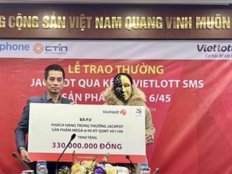 Người phụ nữ có thuê bao ở Hà Nam bất ngờ khi trúng giải thưởng Vietlott hơn 48 tỷ đồng