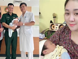 Sinh con lần 3 chạm mốc 85kg, bà xã Tự Long đến nay mới thở phào nhẹ nhõm mặt đã ‘rút hết nước'