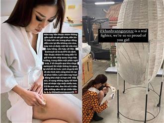 7749 ‘kiếp nạn’ của Khánh Vân tại Miss Universe: Quốc phục bị hư đến chân tay sưng to và rướm máu