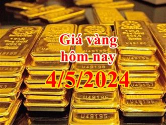 Giá vàng hôm nay 4/5/2024: Vàng SJC đảo chiều tăng kỷ lục, áp sát mốc 86 triệu đồng/lượng