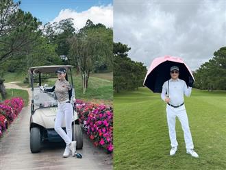 Hậu tin đồn rạn nứt, Shark Bình và Phương Oanh 'tâm linh tương thông' cùng check-in ở sân golf 'huyền thoại', ngầm khẳng định còn hạnh phúc?