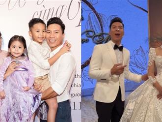 'Hoàng tử xiếc' Quốc Nghiệp bất ngờ cầu hôn vợ 'O Sen' Ngọc Mai trên sóng truyền hình sau gần 10 năm bên nhau