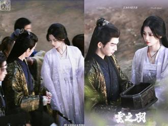 Lộ khoảnh khắc 'mật ngọt' của Ngu Thư Hân và Trương Lăng Hách trên phim trường Vân Chi Vũ