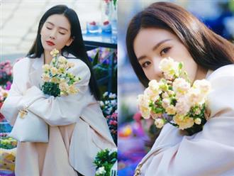 Lưu Thi Thi khiến netizen ngây ngất với loạt ảnh dịu dàng khoe sắc bên hoa