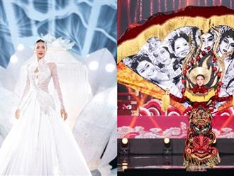 Mãn nhãn đêm thi Trang phục dân tộc Miss Grand Vietnam: Thiên Ân diễn xuất thần, loạt thiết kế ấn tượng đến bất ngờ