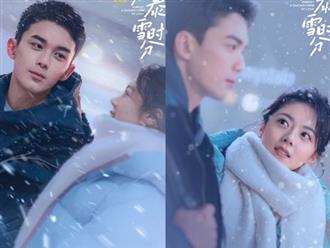 Ngô Lỗi và Triệu Kim Mạch nhìn nhau 'cực tình' khiến netizen 'quắn quéo' trong poster đầu tiên của Giữa Cơn Bão Tuyết