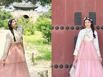Visual ngọt ngào của ái nữ nhà Quyền Linh khi diện Hanbok khiến dân tình mê mẩn, tưởng là idol xứ Hàn