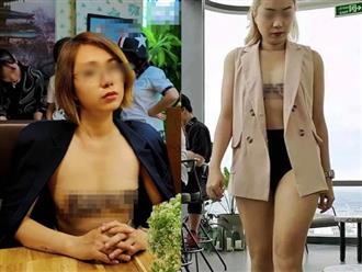 Người phụ nữ "thích thả rông" ở Sài Gòn lại gây bão mạng khi đi chơi chụp ảnh “mặc áo cũng như không” gây tranh cãi