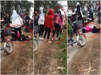 Chỉ vì một câu nói trên Facebook, 3 nữ sinh đánh hội đồng dã man khiến bạn ngã gục giữa đường