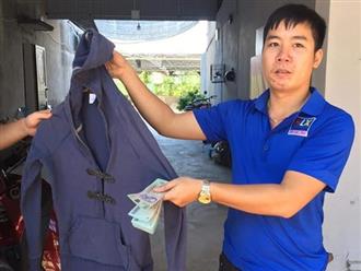 Phát hiện 8 triệu đồng trong chiếc áo khoác cũ ủng hộ người dân miền Trung