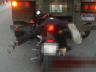 Nam thanh niên chạy xe máy tốc độ cao tông vào đuôi xe container tử vong, dáng nằm của nạn nhân gây ám ảnh nhất 