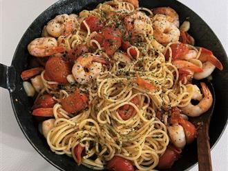 Công thức mì pasta tôm chuẩn vị Ý cực dễ làm ngay tại nhà