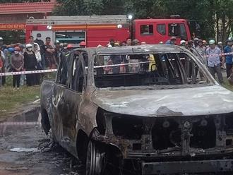 Vụ xe bán tải phát nổ rồi bốc cháy: Xác định tài xế tự tử vì tình