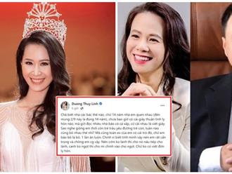 Giữa ồn ào ly hôn của Shark Bình và doanh nhân Đào Lan Hương, Hoa hậu Dương Thùy Linh:  '14 năm nhà em quen nhau chưa bao giờ có cái giấy thuận tình ly hôn nào'