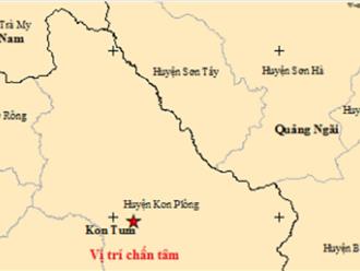 Ngày 19/9, Kon Tum xảy ra 3 trận động đất liên tiếp với độ lớn từ 2.6 đến 3.2 độ richter