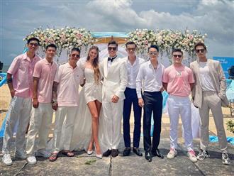 HOT: Thủ môn Bùi Tiến Dũng tổ chức đám cưới với bạn gái Tây, dàn tuyển thủ Việt Nam đều góp mặt chung vui