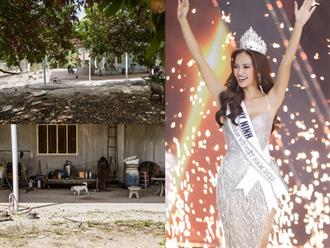 Cận cảnh căn nhà cấp 4 đơn sơ ở quê của tân Hoa hậu Hoàn vũ Việt Nam 2022