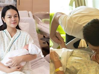 Phạm Quỳnh Anh khoe con gái mới sinh xinh xắn, tiết lộ có một điểm giống bố như lột