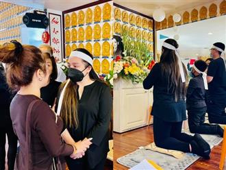Con gái và gia đình đã đeo tang trong lễ viếng ca sĩ Phi Nhung ở chùa, Thuý Nga bất ngờ vì 1 chi tiết?