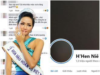 Hoa hậu H'Hen Niê đột ngột 'nhuộm đen' trang cá nhân, cư dân mạng lo 'sốt vó' vì nghi 'tin dữ', thực hư thế nào?
