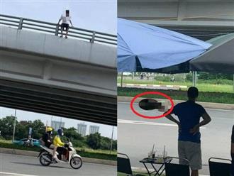 Hà Nội: Người đàn ông lên cầu vượt Tây Mỗ vẫy tay rồi nhảy xuống đường tử vong tại chỗ khiến nhiều người chứng kiến bàng hoàng