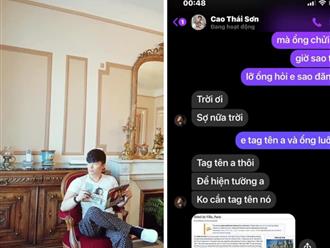 Giữa cao trào tranh cãi, Nathan Lee tung bằng chứng tố Cao Thái Sơn 'dàn cảnh' cho người đăng thông tin, bêu xấu mình trên mạng xã hội