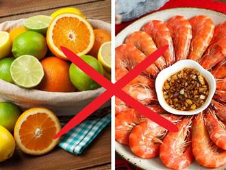 Điểm danh 8 cặp thực phẩm kỵ nhau, không nên kết hợp khi ăn kẻo gây 'ngộ độc' cho cơ thể
