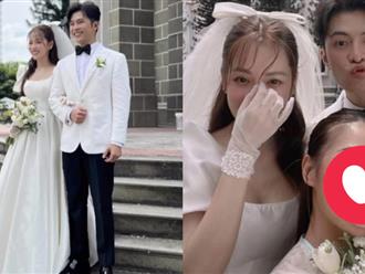 Puka và Gin Tuấn Kiệt tổ chức lễ cưới riêng tư ở nhà thờ, một sao nữ hạnh phúc vì bắt được hoa cưới sau nhiều lần 'xin vía'