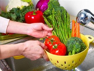 6 mẹo đơn giản đảm bảo giúp bạn loại bỏ sạch thuốc trừ sâu trong rau củ quả
